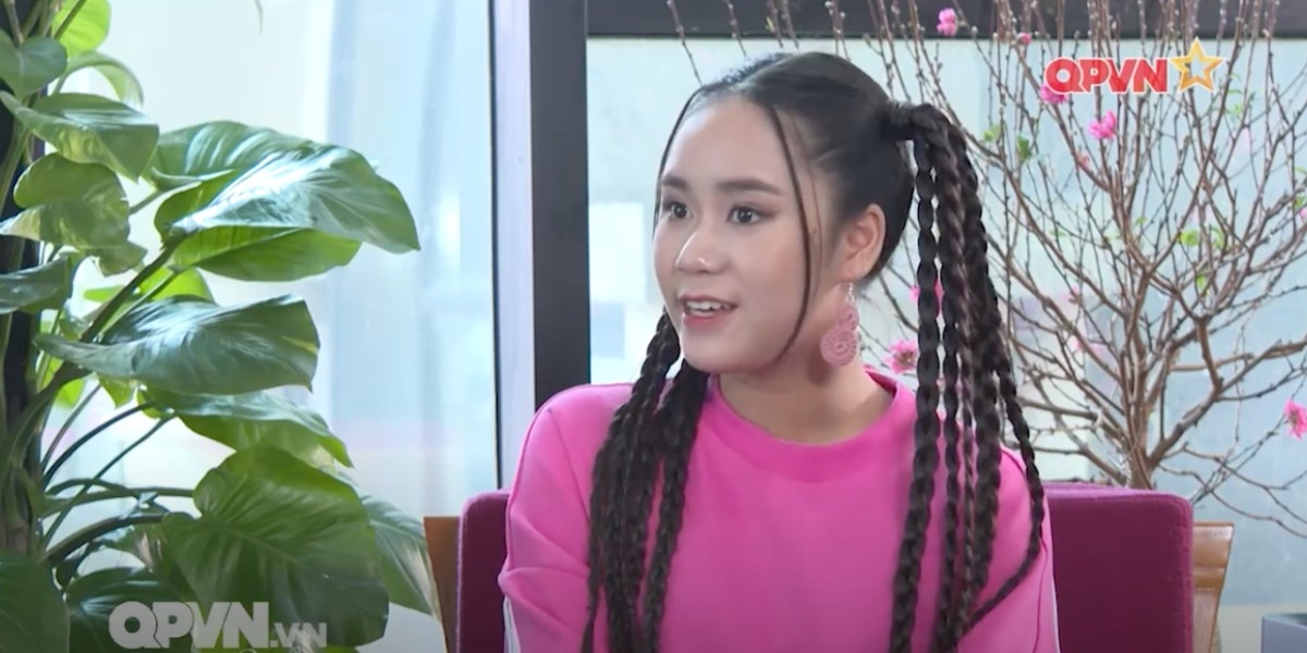 Hoa hậu Bella Vũ trong chương trình Rubik Cuộc Sống - Kênh Quốc Phòng Việt Nam